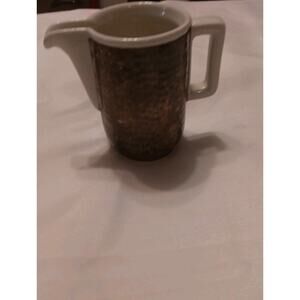 WMF Wurttemburgischen Metallwaren Fabrik Ceramic Dipped Silver Creamer 0.25L